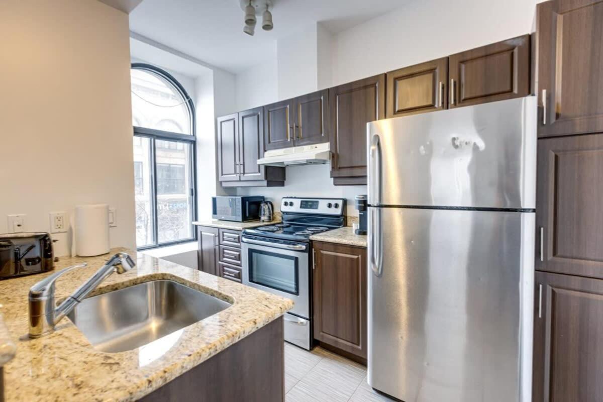 蒙特利尔M11 Gorgeous Bright Corner 2Br In Heart Of Mtl公寓 外观 照片